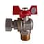 Кран кульовий кутовий з накидною гайкою Solomon 1/2″ ЗВ PN40 160402 - мініатюра 1
