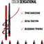 Автоматичний контурний олівець для губ Maybelline New York Color Sensational відтінок 80 (Червоний) 2 г (B2851960) - мініатюра 6