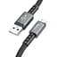 Кабель Hoco X85 Strength зарядный кабель Micro USB черный - миниатюра 1