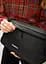 Жіноча cумка-бананка під ноутбук Sambag Urban Laptop чорна 46 × 26 см (51411064) - мініатюра 5
