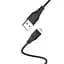 Кабель Hoco X32 Pisces Cable USB to Lightning 2A 1m Black - миниатюра 1
