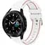Ремінець силіконовий BeWatch для Samsung Galaxy Watch 4/5/6 Білий з червоним (1gw0205) - мініатюра 1