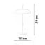 Настільна лампа Friendlylight Plate TL FL8047 - мініатюра 3