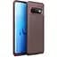 Чохол-накладка Toto TPU Carbon Fiber 1.5 mm Case Samsung Galaxy S10 Coffee - мініатюра 1