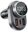 Автомобільний зарядний пристрій Proove FM Launcher Sound Link 30W (PD+QC3.0) Type-C+USB black (FMSL30110001) - мініатюра 2