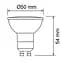 Светодиодная лампа HOROZ ELECTRIC Convex-10 10W GU10 38° 6400K - миниатюра 2