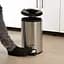 Ведро для мусора МVM с крышкой и педалью 20 л (BIN-16 20L SS) - миниатюра 8