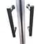 Душова кабіна без піддону Koer SR SC04-90x90x195-TR-07 прозоре скло Easy Clean 5 мм, graphite KR5362, Універсальна, прозорий, графіт - мініатюра 7