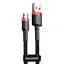 Дата кабель Baseus Cafule USB to MicroUSB Cable 1.5A (2m) (CAMKLF-C) Червоний/Чорний - мініатюра 1
