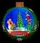 Прикраса декоративна House of Seasons Luville Collectables Куля Новорічна (8718861435313GREEN) - мініатюра 2