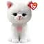 Мягкая игрушка Ty Beanie Babies Белая кошка Амелия 15 см (37377) - миниатюра 1