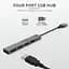 USB-Хаб Trust USB-хаб Halyx Aluminium 4-Port Mini USB Hub (23786_TRUST) - мініатюра 9