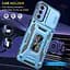 Ударостійкий чохол Camshield Army Ring для Samsung Galaxy A24 4G Блакитний / Light Blue - мініатюра 2