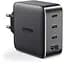 Зарядний пристрій 4xUSB 100W (3xUSB-C+USB-A) Gan Tech Fast GAN Charger чорний CD226 Ugreen (40747) - мініатюра 1