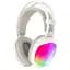 Бездротова ігрова гарнітура P890 RGB Bluetooth навушники з мікрофоном 40 мм драйвери 18 годин роботи білий - мініатюра 1