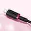 Кабель Baseus Dura Series Fast Charging Lightning 2.4A (1m) red/black (P10377801U01-01) - мініатюра 4