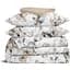 Комплект постельного белья Cosas Exotic flowers CS2 Семейный бежевый (FlowersBeigeWhite_Magnolia12_160x2) - миниатюра 1