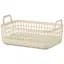 Кошик для зберігання Ardesto пластик PP 33x22x16.3 см 7 л бежевий (ARHC2507BG) - мініатюра 1