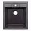 Кухонна мийка Lidz 460x515/200 GRF-13 (LIDZGRF13460515200), Графит - мініатюра 1