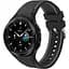Ремінець для Samsung Galaxy Watch 4 Classic 46mm - чорно-білий ширина кріплення 20мм силікон розмір L Watchbands RLine (WB00S4GALAXYRLINE1CLASSIC446) - мініатюра 1