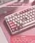 Ігрова дротова механічна клавіатура Womier VK75 / Cream Switch / Pink - мініатюра 5