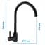 Смеситель для кухни Mixxus SUS 011-2 black SS0003 Черный матовый - миниатюра 2