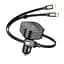 АЗП Hoco NZ13 Clever PD30W + висувний кабель Type-C and Lightning Black - мініатюра 1