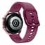 Ремінець для Amazfit BIP/Bip Lite/Bip U/Pro/Mini/GTS/GTS 2/Gtr 42мм силіконовий 20 мм Винний BeWatch (1012310) - мініатюра 2
