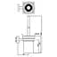 Ершик для унитаза Jaquar Kubix Prime AKP-CHR-35743P, Хром - миниатюра 2