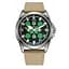 Awarder Embroidery Silver-Green Khaki Battery 10ATM - мініатюра 1