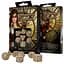 Набір кубиків Steampunk Clockwork Beige & brown Dice Set , 7 шт. (SSTC74) - мініатюра 1