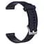 Ремінець силіконовий 20 мм для Samsung Galaxy Watch 42/3 41 мм/Active/Active 2 BeWatch GT Темно-синій (1011489) - мініатюра 2