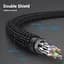 Патч-корд 5м, S/FTP cat 8 RJ-45 COPPER black Vention (IKGBJ) - мініатюра 5