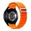 Ремінець для Samsung Galaxy Watch 4 40mm - помаранчевий Watchbands NormalCloth ширина кріплення 20мм нейлоновий (W24-8WB45532645) - мініатюра 2