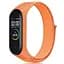 Ремінець Nylon для Xiaomi Mi Band 3/4/5/6/7 Помаранчевий - мініатюра 1