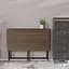 Стол раскладной Морис Ferrum-decor 750x1000x600 Черный металл ДСП Дуб Сонома Трюфель 16 мм (FRD-104673) - миниатюра 7