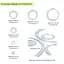 Дзеркальний декор Wall Sticker SW-00002523 акриловий самоклеючий 24 шт. срібло - мініатюра 3