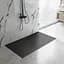 Душевой поддон Rea Bazalt 90x120 long black REA-K3325, Черный матовый - миниатюра 4