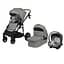 Коляска Lionelo 3 в 1 Mari Tour Grey Stone, сіра (LO-MARI TOUR 3IN1 GREY STONE) - мініатюра 1