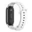 Силіконовий ремінець Mijobs для фітнес браслета Xiaomi Smart Band 9 White - мініатюра 3