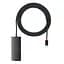 USB-хаб Baseus Lite Series 4-Port Type-C HUB Adapter (Type-C to USB 3.0*4) 2m WKQX030501 Black - мініатюра 2