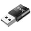 Адаптер USB 2.0 штекер на Type-C гніздо Hoco UA17 - мініатюра 1