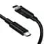 Кабель Choetech USB4 Type-C-Type-C 0.8 м. Black (XCC-1028-BK) - мініатюра 1