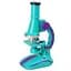 Дитячий мікроскоп SK 0006(Turquoise) світло, 19,5 см, 2 пробірки, скло - мініатюра 2