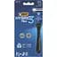 Бритва чоловіча BIC Hybrid 3 Flex, з 2 змінними картриджами - мініатюра 1