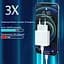 Комплект із 3 зарядних пристроїв USB C потужністю 25 Вт для iPhone - мініатюра 3