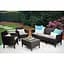 Комплект садовой мебели Keter Salemo 3 seater set коричневый - миниатюра 7