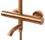 Душова система Rea Lungo brushed copper з термостатом та виливом REA-P8807, Теплий захід сонця - мініатюра 2