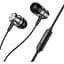 Наушники Borofone Platinum metal universal earphones with microphone BM75 белые - миниатюра 3