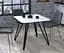 Обідній стіл Ліма 80-80 Закруглені кути Loft Design (Білий) - мініатюра 1